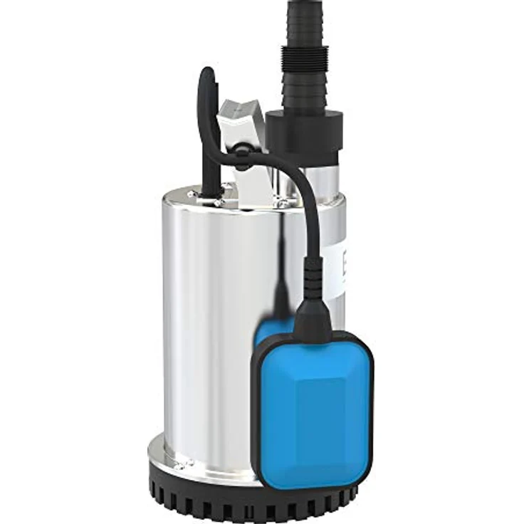 Güde 94606 GFS 4000 INOX Flachsaugerpumpe Tauchpumpe (400W, 700 l-h Fördervolumen, IG 1 Anschlussgewinde) Tauchmotorpumpe – Bild 3