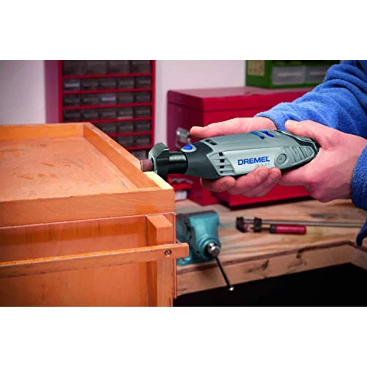 Dremel 432 Schleifband (Zubehörsatz für Multifuntionswerkzeug mit 6 Schleifbänder 13mm, Körnung 120 zum Gestalten und Ebnen von Holz, Kunststoff, Fiberglas etc.) – Bild 4