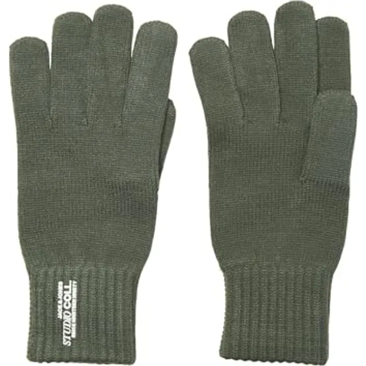 Jack & Jones JACCOLL GLOVES SN, Winter-Arbeitshandschuhe aus pflegeleichter Viskosemischung, unifarben in Duffel Bag