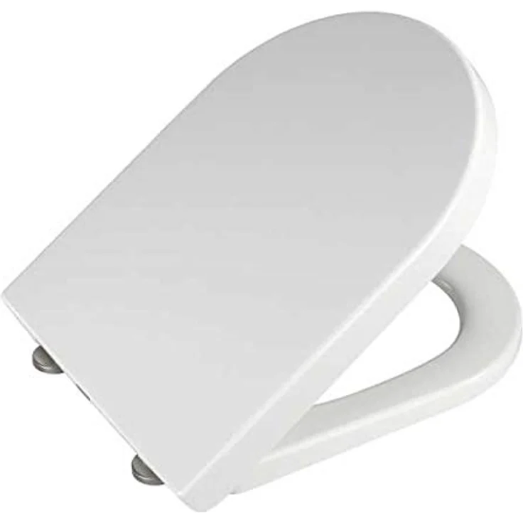 Wenko Premium WC-Sitz Palma, mit Absenkautomatik, antibakterieller Microsafe-Beschichtung, Weiß – Bild 3