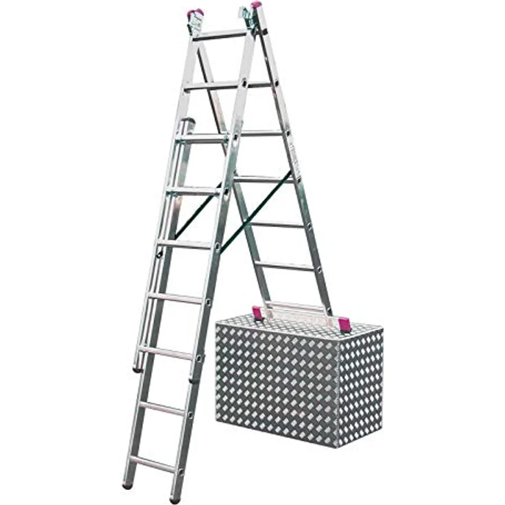 KRAUSE Corda Vielzweckleiter - 3x7 Sprossen, mit Treppenfunktion – Bild 2