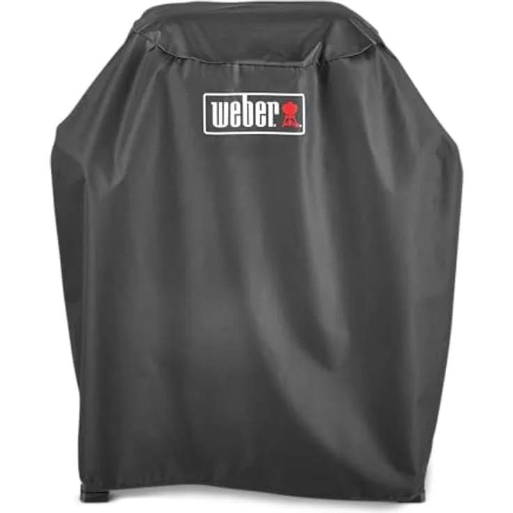 Weber Premium Grill Abdeckhaube für Lumin mit Stand, atmungsaktiv, UV- & wasserbeständig, mit Klettverschluss - Schwarz (3401289) – Bild 2