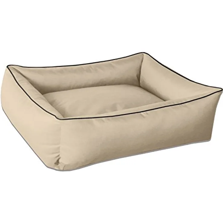 BedDog Hundebett MAX, Hundekissen mit abziehbaren waschbaren Bezug, Hundekorb, Hundesofa, für große Hunde, XXL, beige - Preisvergleich