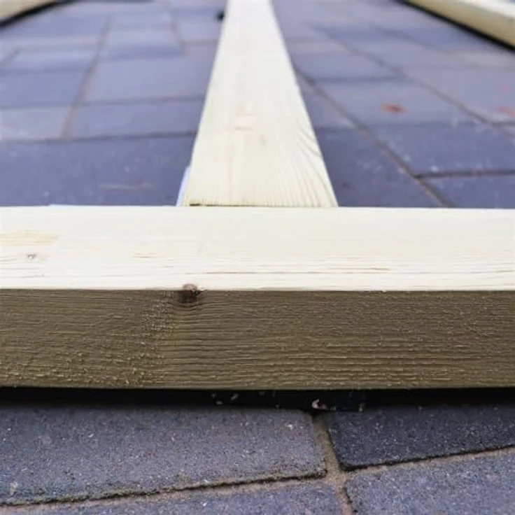 PGH Gartenhaus 28 mm Holzfußboden Universal imprägniert 3 m², BxT: 29x300 cm, Nordische Fichte, Montagematerial enthalten – Bild 6