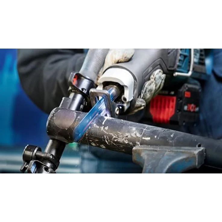 Bosch Säbelsägeblatt Med. Thick Metal Länge 150 mm Breite 25 mm Zahnteilung TPI 10 2,5 mm S-Schaft - Preisvergleich – Bild 6