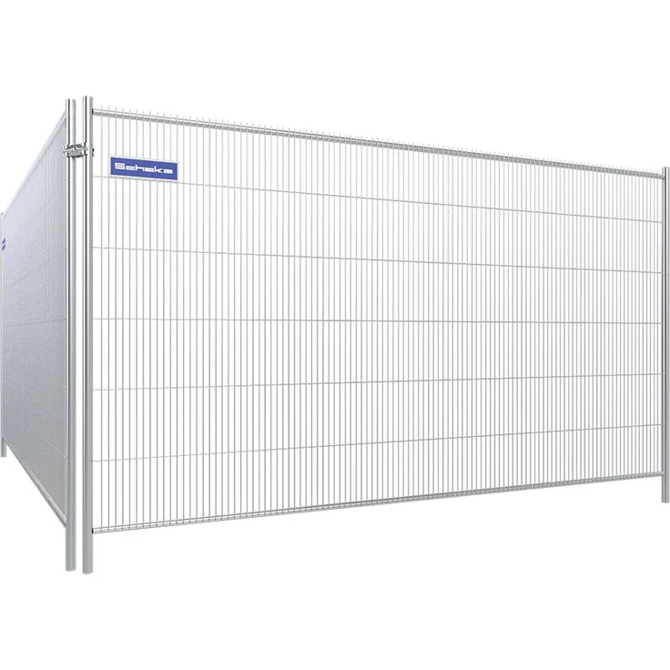 Schake Mobilzaun Secure, 2m Höhe, 112 senkrechte Drähte, sendzimirverzinkt, 3,50 m Breite
