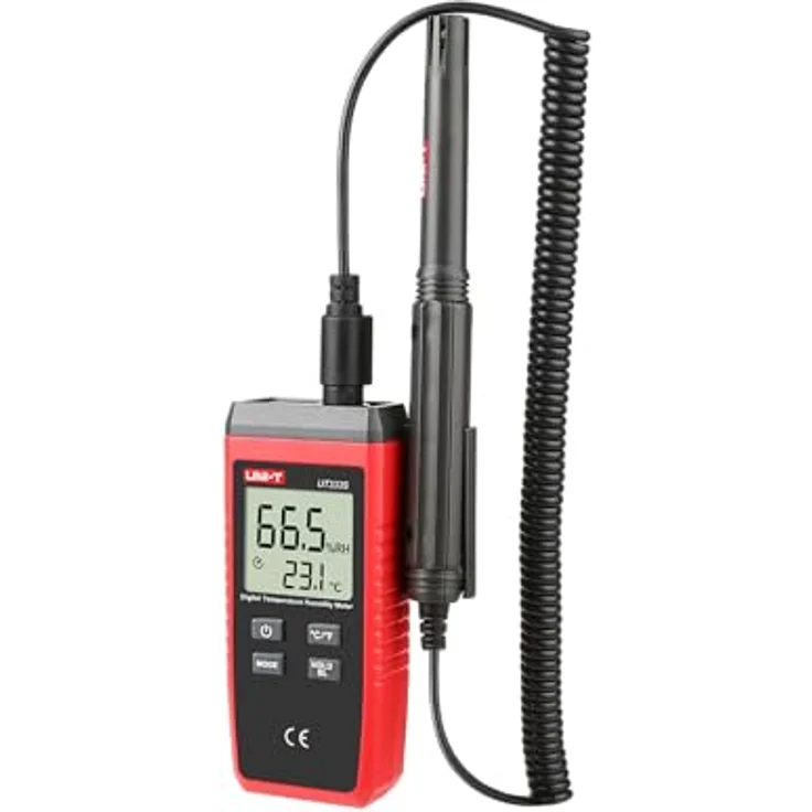 Uni-T UT333S, digitales Mini-Temperatur-Feuchtigkeitsmessgerät mit geteiltem Design zur präzisen Messung in schwer zugänglichen Bereichen – Bild 4