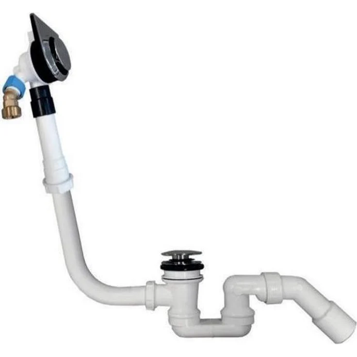 Villeroy & Boch Badewanne Oberon 2.0 mit integriertem Wasserzulauf, weiß, max. Wasserdurchfluss 20 l/min – Bild 1