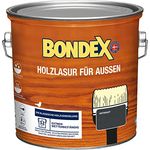 Bondex Holzschutzlasur Außen, witterungsbeständig, Anthrazit, 2,50 l