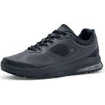 Shoes For Crews EVOLUTION II, schwarzer Sicherheitsschuh mit rutschhemmender Laufsohle und extra Dämpfung, vegan