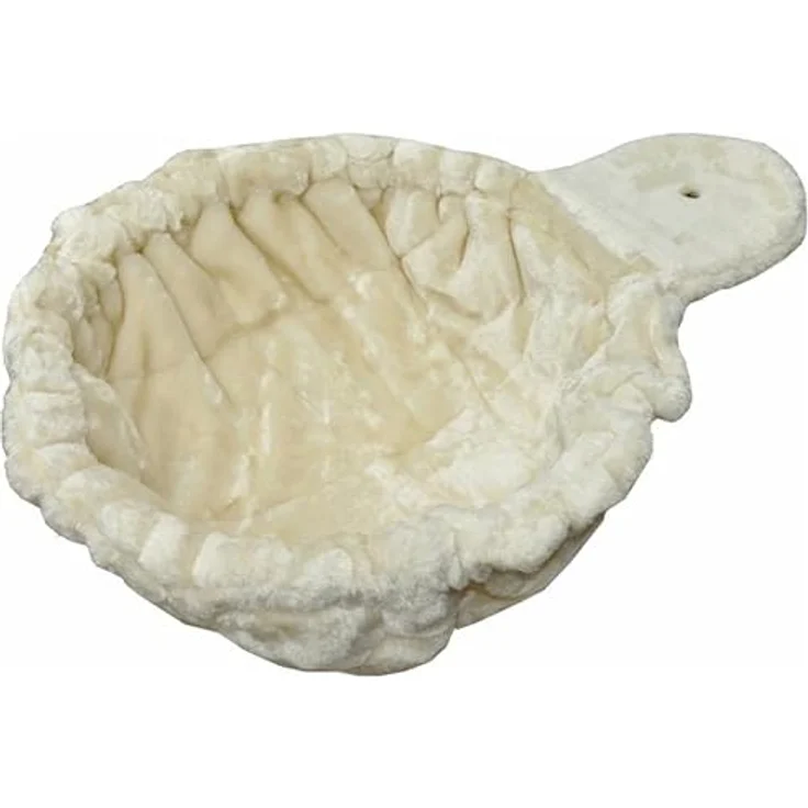 nanook Kratzbaum Liegemulde für schwere Katzen - Größe XXL, 45 cm Ø, Tiefe 12 cm - beige – Bild 1