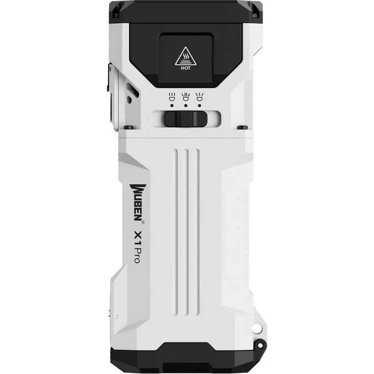 Wuben X1 Pro Taschenlampe, 12.300 Lumen, 3 Lichtmodi, Powerbank-Funktion, IP65, 455 Std. Laufzeit