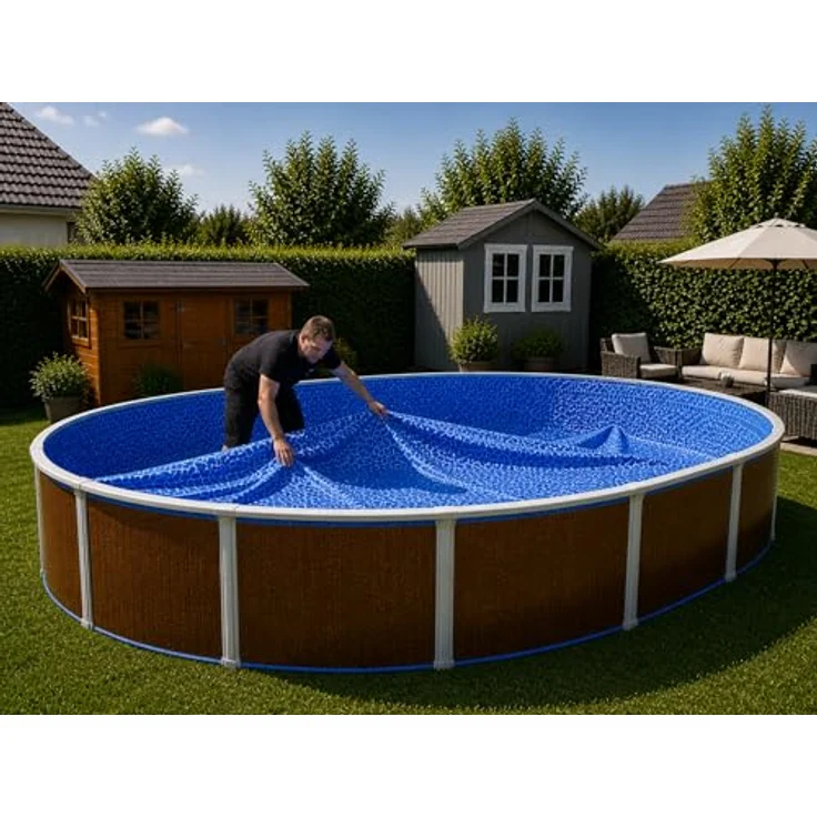 Mountfield Mistry Poolfolie Ø 3,6m x 1,2m, Chlor- & UV-beständig, Stärke 0,25mm – Bild 3