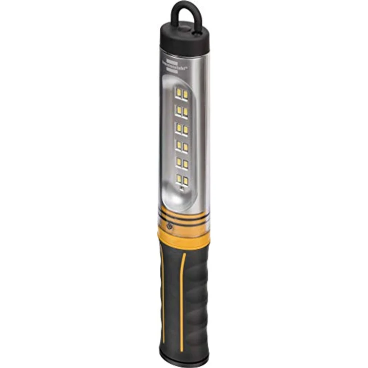 Brennenstuhl LED Akku Werkstattleuchte WL 500 A/Aufladbare Stableuchte mit USB Ladekabel (520lm, 3 Lichtmodi, mit integriertem Haken und Magnet) – Bild 4