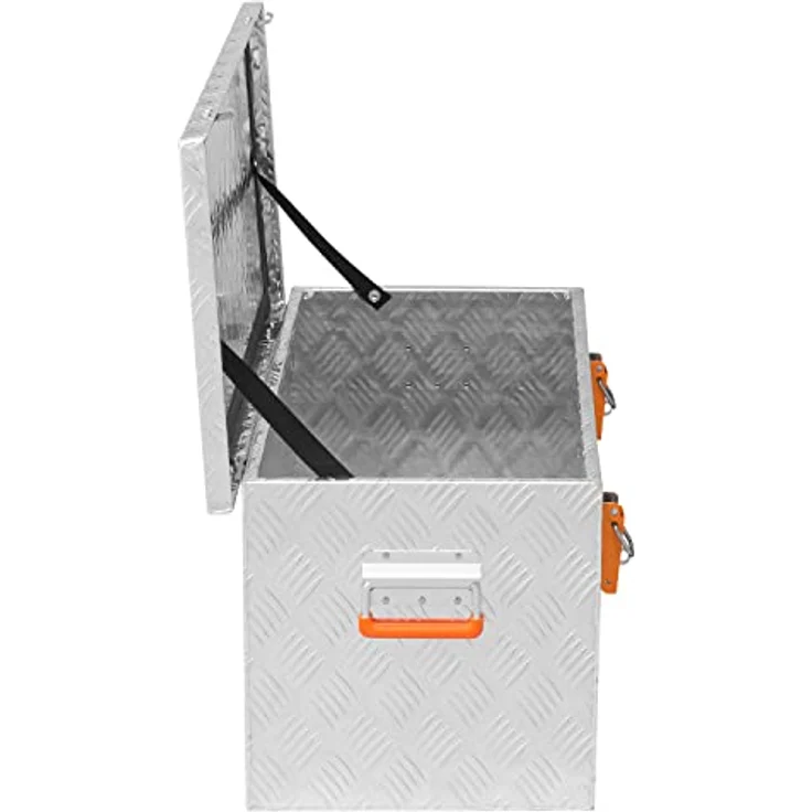 alubox Werkzeugkiste Riffelblech ABX-RL91 Aluminium 1,5mm Werkzeugkiste leicht und robust 91 Liter – Bild 3