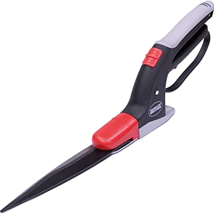Amig Rasenmäher, SK5 Stahlklingen mit Teflon beschichtet, 380 mm Klinge, 360 ° drehbarer Schneidkopf, unterer Griff mit Kantenschutz und Steinen, zum Beschneiden