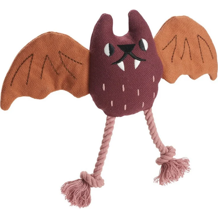 Hunter Tierbedarf Tierkuscheltier Hundespielzeug Rio Fledermaus mit Tau, recyceltes Material, robuste Verarbeitung, 25 cm – Bild 1