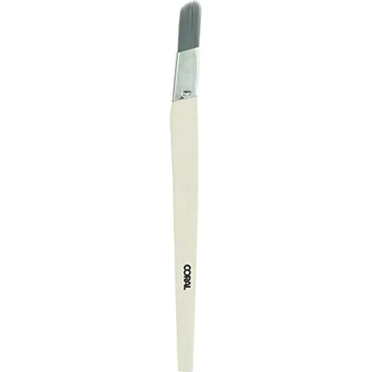 Coral 33473 Präzisions-Pinsel, abgewinkelt, mit leicht zu reinigenden Platinfasern, 1,9 cm