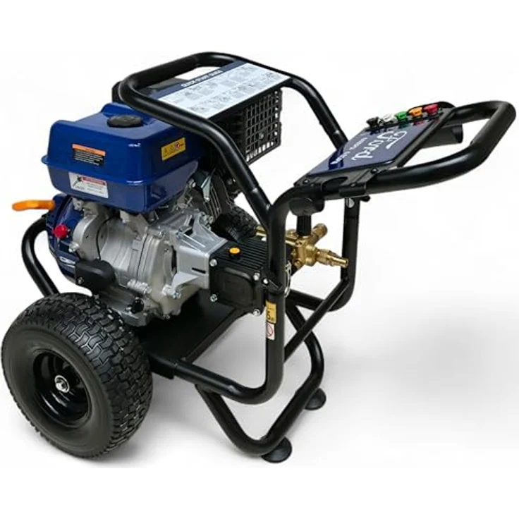 DeTec Hochdruckreiniger Ford Benzin 13PS, Flächenreiniger 420cm³, max. Druck 303 bar, max. Fördermenge 906 l/h, Annovi Reverberi RSV-4G40 Triplex Keramikpumpe – Bild 6