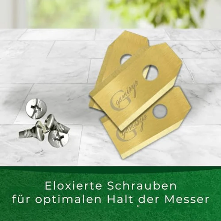 Genisys 30 Titan Ersatz-Messer Qualitäts-Klingen 0,75mm Yardforce SC 600 Eco SC600-Eco SA 900 SA900 SA 600 H SA600H – Bild 6
