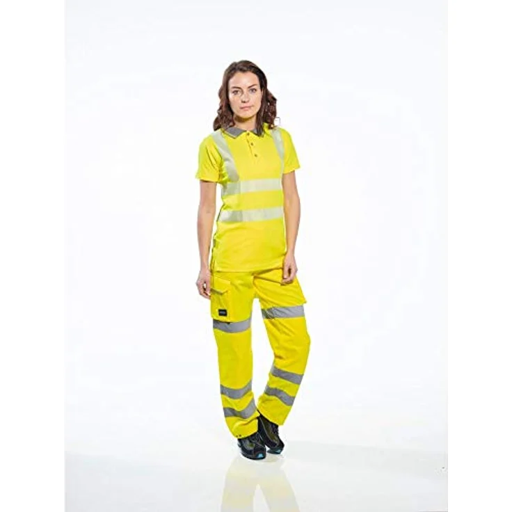 Portwest Damen Warnschutzhose, 40+ UPF Gewebe Orange XL – Bild 3