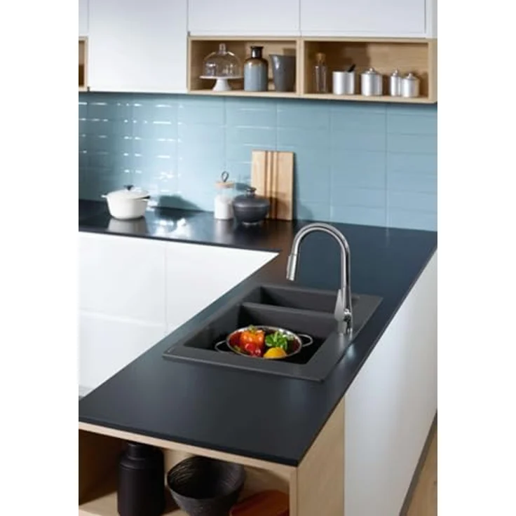 Hansgrohe Talis M51 Küchenmischer 160 2jet, Chrom, mit Ausziehbrause, sBox und einstellbarem Schwenkbereich – Bild 2