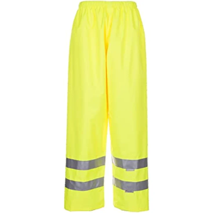 Warnschutz Regenhose uni gelb Größe M – Bild 1