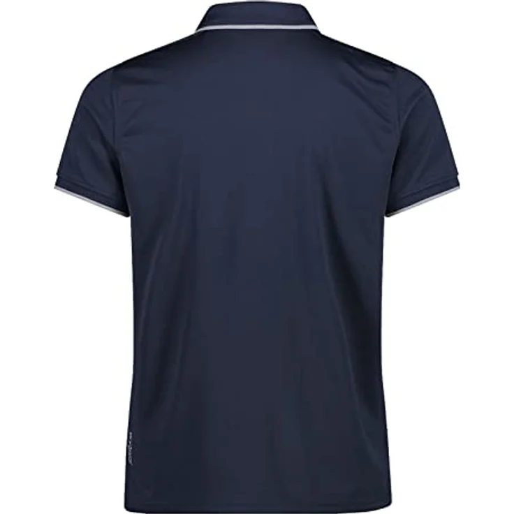 CMP Campagnolo Piquet Polo T-Shirt für Herren, Blau, mit Dry-Function-Technologie, Anti-UV-Behandlung und Geruchshemmdung, Größe (48, M) – Bild 2