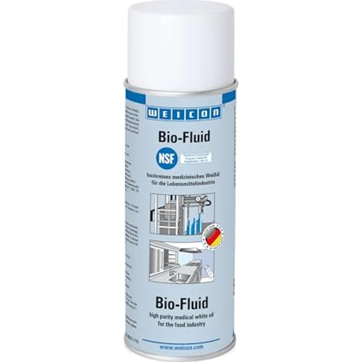 Weicon Bio-Fluid-Spray 200 ml, säure- und harzfreies Pflegeöl, lebensmittelecht, wasserabweisend, temperaturbeständig bis +120 °C – Bild 1