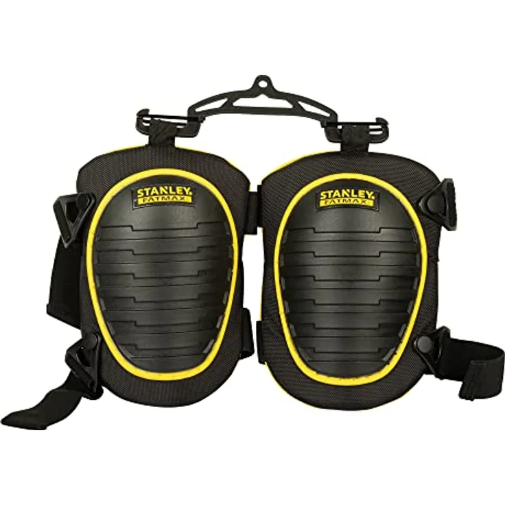 Stanley FMST82961-1 FatMax Hartschalen-Knieschützer (für Arbeiten im Außenbereich, hohe Flexibilität und Bewegungsfreiheit, flaches Design, komfortables Tragegefühl) – Bild 3
