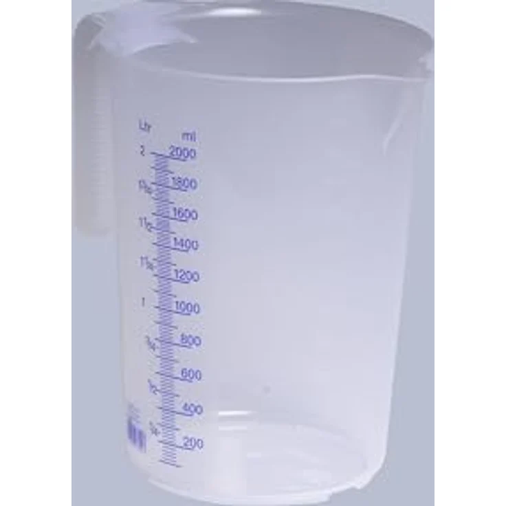 Messkanne 2000 ml PP transp.D151xH206mm Griff offen HÜNERSDORFF – Bild 6