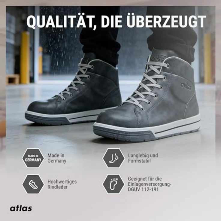 Atlas knöchelhoher Sicherheitsschuh A 585 XP ESD S3, durchtritthemmend, Weite 10, Größe 43 – Bild 6
