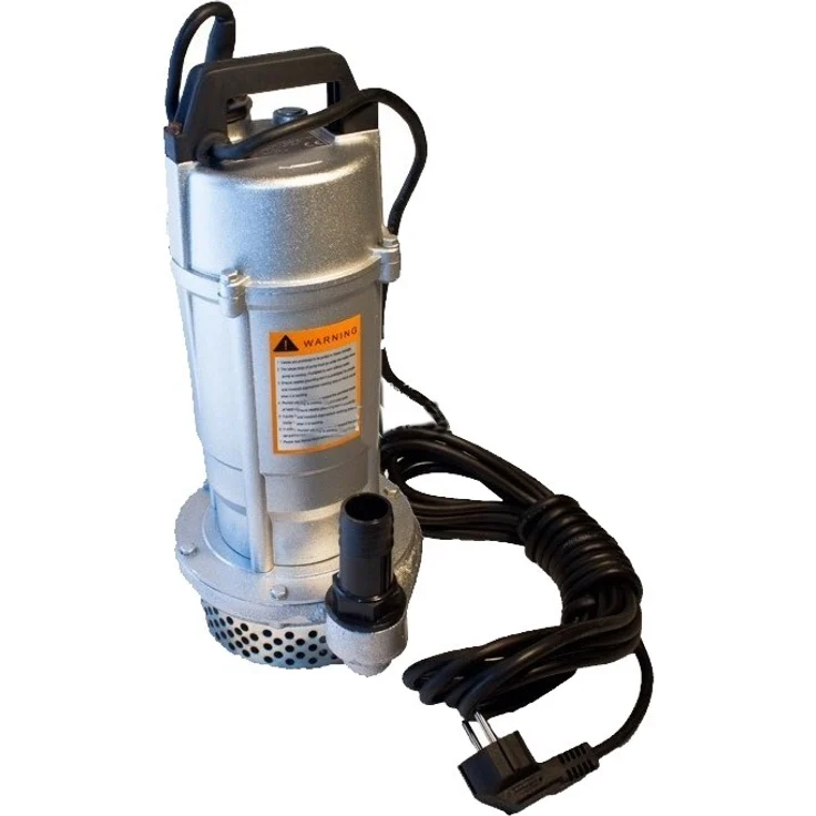 Geko G81403 Tauchmotorpumpe ohne Schwimmer, 370W Schmutzwasserpumpe, silber – Bild 1