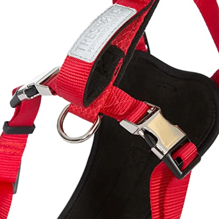 Trespaws Tanked PET CAR Safety Harness, Hundegeschirr in Postbox Rot, Größe S/M – Bild 3