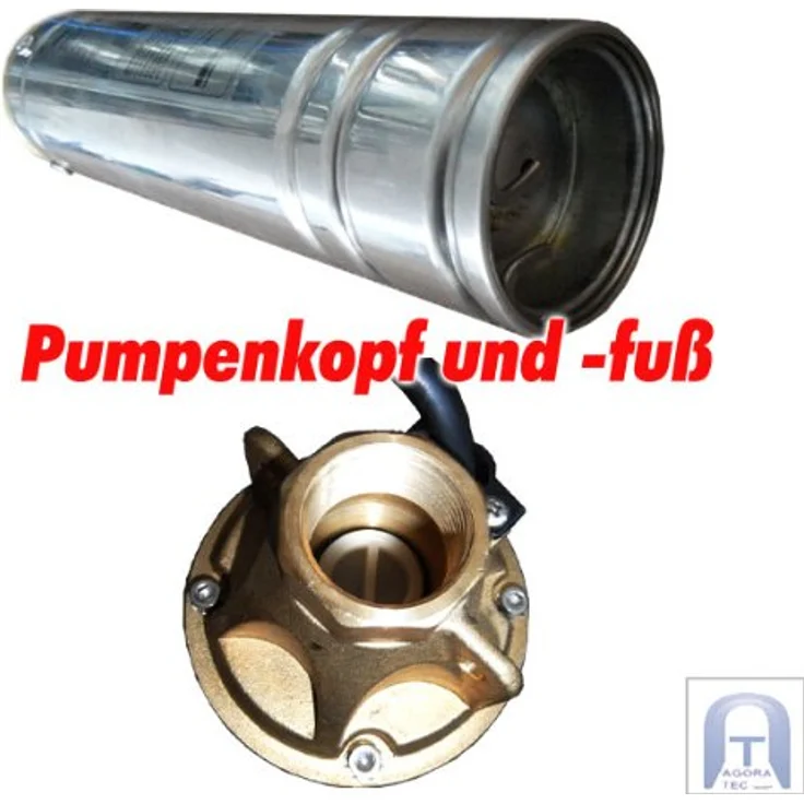 Agora-Tec 3 Zoll Brunnenpumpe Tiefbrunnenpumpe 750W-1 15m Kabel - Agora-Tec – Bild 5