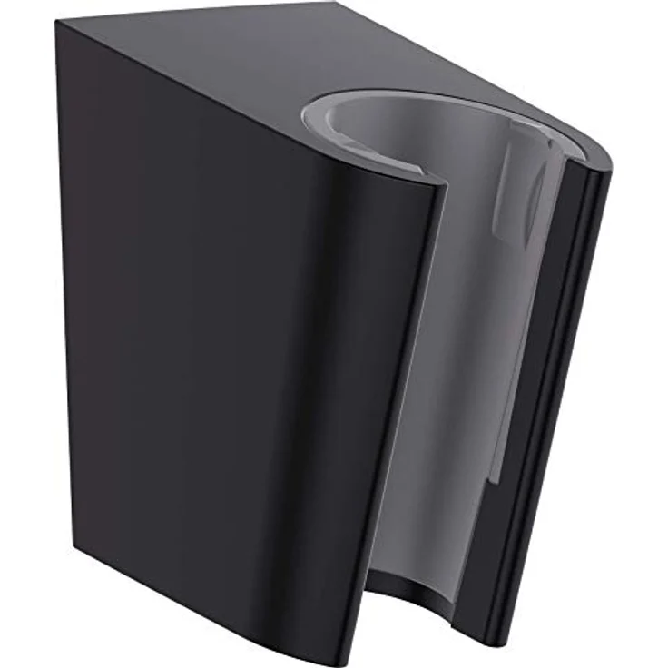 hansgrohe Duschkopfhalterung Porter S, Brausehalter, Mattschwarz – Bild 1