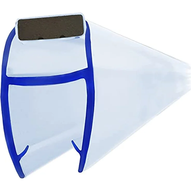 Bagnoxx 2m Duschdichtung, transparente Magnet Dichtung für 8mm Glasstärke, 180 Grad, für pendelnde Duschtüren – Bild 2