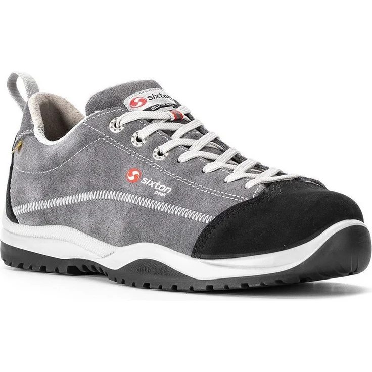 Sixton Sicherheitsschuh, Nubukleder Hydrotech und Velourspaltleder, SRC getestet, schwarz