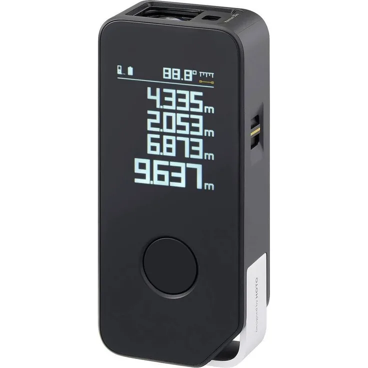 HOTO Entfernungsmesser, Laser mit LED-Display, Bluetooth-Verbindung und 50 m Reichweite, 2 mm Genauigkeit