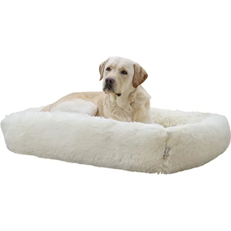 Kuschelbett Fluffy, creme, 60x40cm