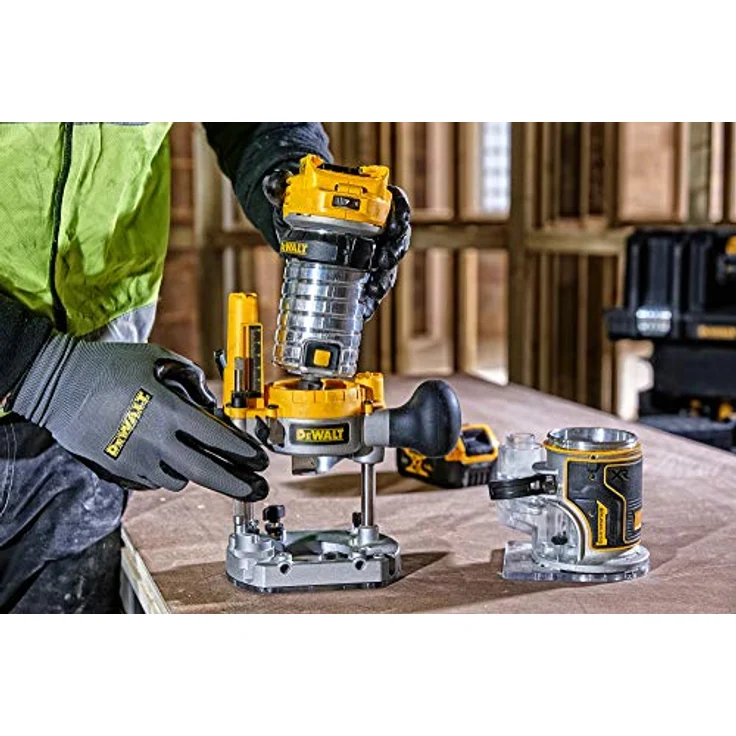 DeWalt DCW 604 P2 Akku Kombifräse 18V 55 mm + 2x Akku 5,0Ah + Ladegerät + TSTAK – Bild 6