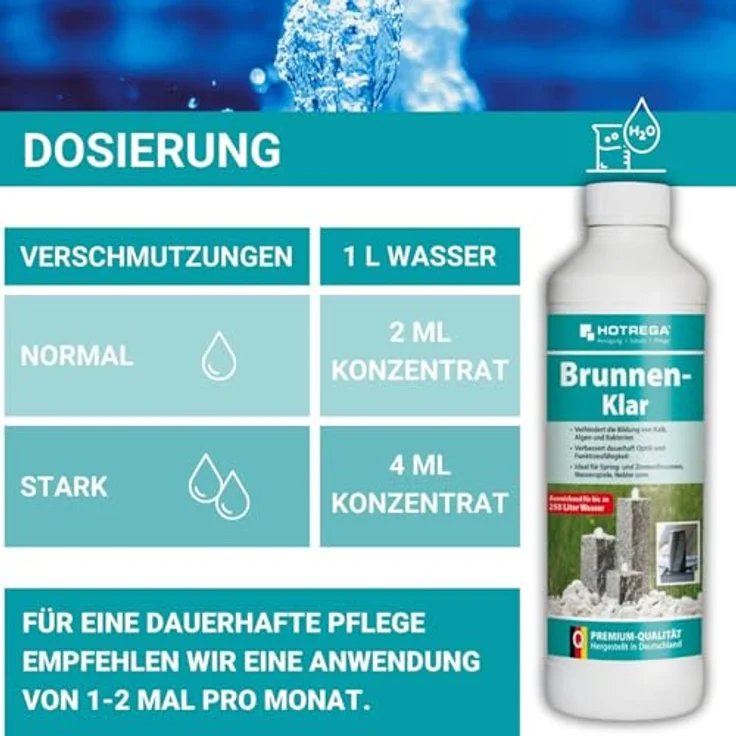 HOTREGA Brunnen-Klar 500 ml – Bild 5