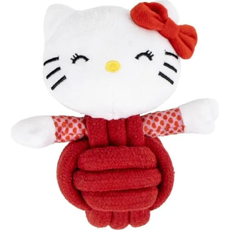 CERDÁ LIFE'S LITTLE MOMENTS Hello Kitty Hundespielzeug, interaktives und robustes Seilspielzeug, ideal zum Beißen und Ziehen, farbenfrohes Design für aktive Hunde – Bild 1