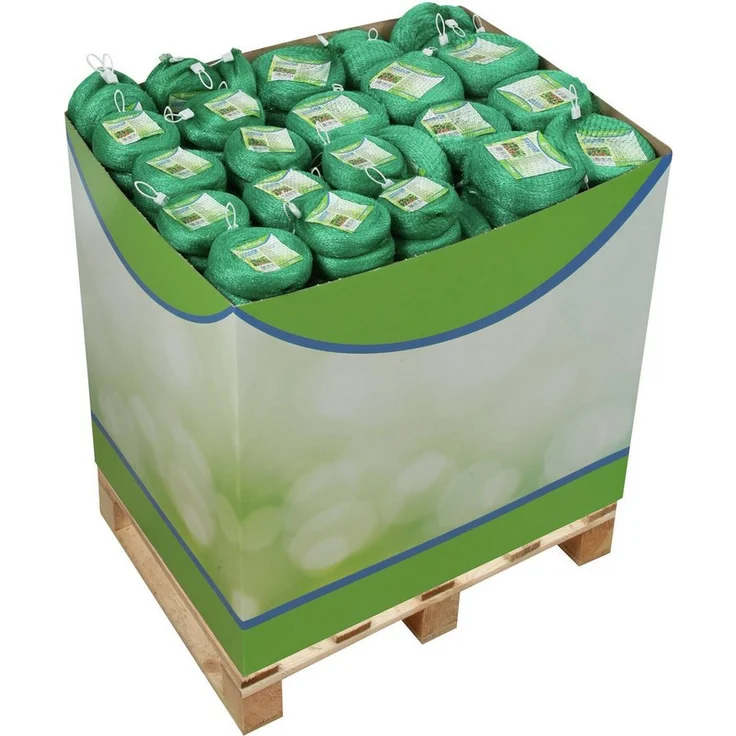 Floraworld Vogelschutznetz Classic, 2 x 5m & 4 x 5m Display, Maschenweite 1 x 1 cm, 150 Stück