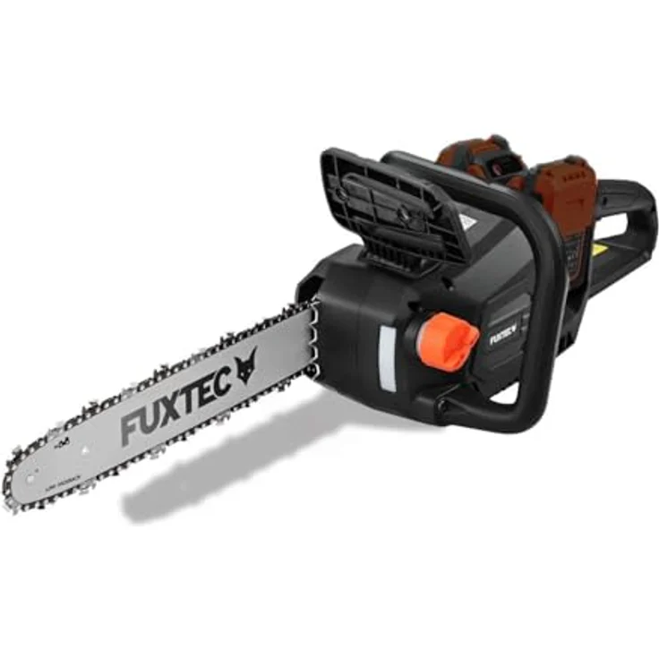 FUXTEC 2x20V Kettensäge FX-E2KS, Akku-Kettensäge mit 35 cm Schwertlänge und bürstenlosem Motor – Bild 5
