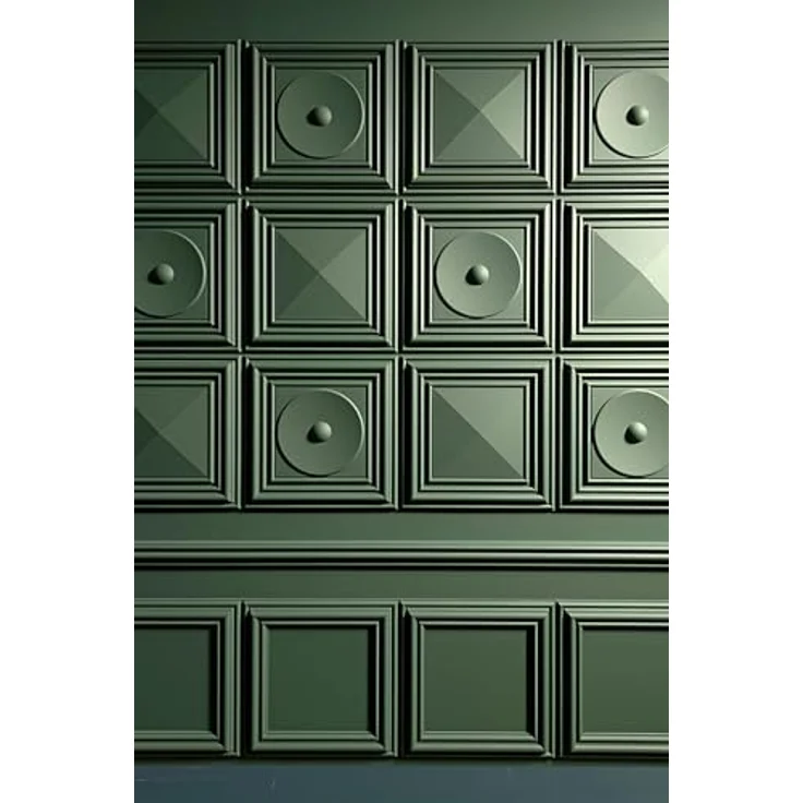 Orac Decor 3D Paneele W120-box AUTOIRE, 4 Paneele vor grundiert, Polyurethan Hartschaum, 150 cm x 50 cm x 3,2 cm, für Innen- und Außenbereich – Bild 5