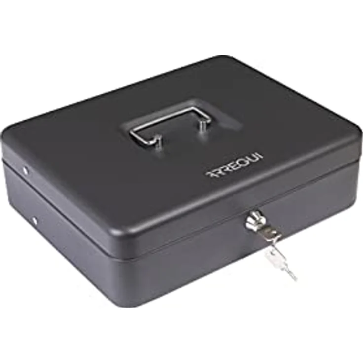 ARREGUI Cashier Clip C9244-EUR Geldkassette mit Eurozähleinsatz und Scheineinsatz | Kasse / Geldbox aus Stahl | 30 cm breit | Geldkassette mit Münzzählbrett und 4 Scheinfächern mit Klammer | schwarz – Bild 3
