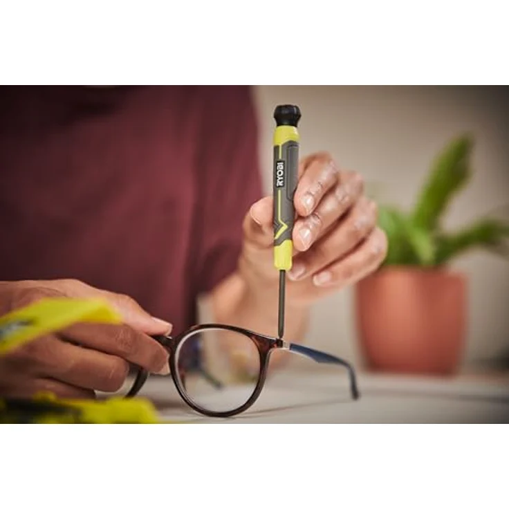 RYOBI Präzisionsschraubendreher-Set RHSDSPC6, 6-tlg. mit magnetischen Aufsätzen und drehbarer Kappe für optimale Kontrolle – Bild 3