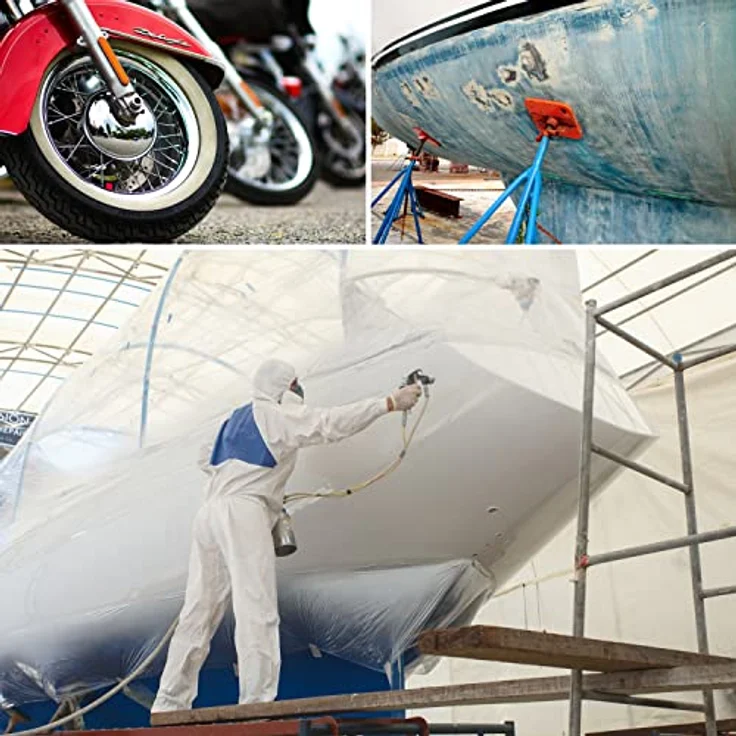 DD Composite Epoxidharz-Spachtel 4,5kg, schnell härtend, gut schleifbar, wasserbeständig, hellgrau – Bild 4