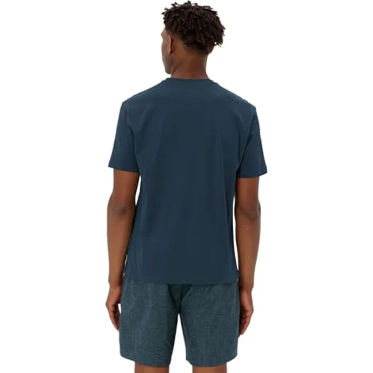Vaude Cyclist T-Shirt V, Herren, Blau, Regular Fit, 70% Baumwolle, schnell trocknend, 3XL – Bild 4